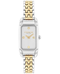Coach Women's Cadie Two Tone Stainless Steel Bracelet Watch, 17.5mm
