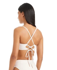 Sanctuary Women's Refresh Ribbed Tie-Back Underwire Bra