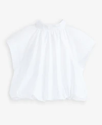 On 34th Women's Cotton High-Neck Bubble Top, Macy's Exclusive