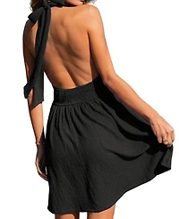 Cupshe Women's Vitamin D Mini Beach Dress