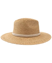 Lauren Ralph Lauren Braided Band Raffia Fedora Hat