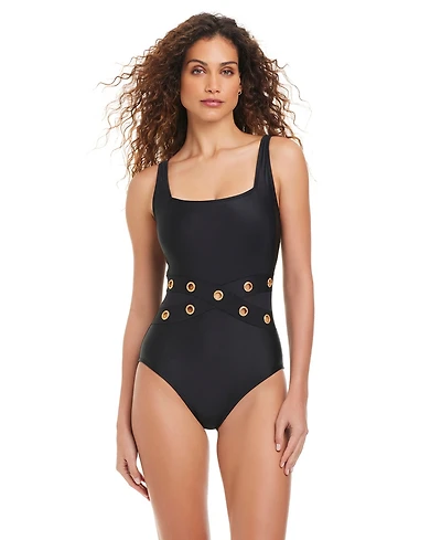 Beyond Control Women's Adjustable Straps One Piece Swimsuit