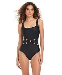 Beyond Control Women's Adjustable Straps One Piece Swimsuit