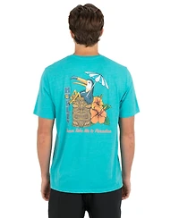 Hurley Men's Sippin On Paradise Short-Sleeve T-Shirt