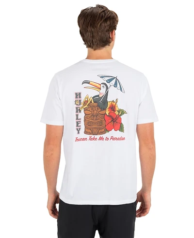 Hurley Men's Sippin On Paradise Short-Sleeve T-Shirt