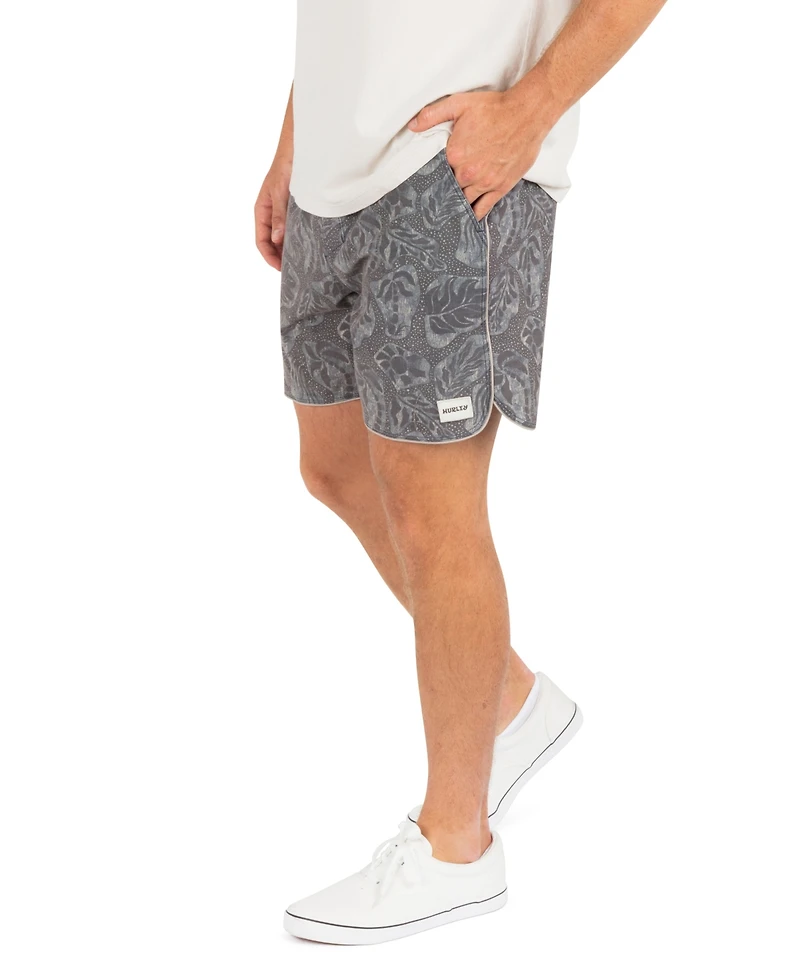 Hurley Men's Phantom Naturals Scallop Volleyball Shorts