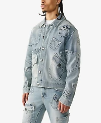 True Religion Men's Multi-Pocket Super T-Denim Jacket