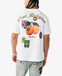 True Religion Men's Short-Sleeve Orchard Stamps T-Shirt