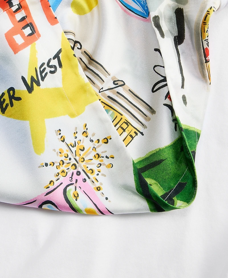 Women's Satin Hoodie T-Shirt, Macy's Exclusive- Molly Rogers Capsule Collection