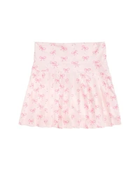 Sweet Wink Big Girls Pink Bow Athletic Skort