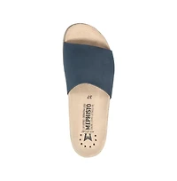 Mephisto Women's Hanik Nubuk Leather Slide Sandal