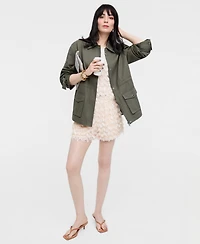 Women's Back Pocket Utility Jacket, Macy's Exclusive- Molly Rogers Capsule Collection