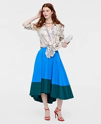 Women's High-Low Contrast-Hem Full Skirt, Macy's Exclusive- Molly Rogers Capsule Collection