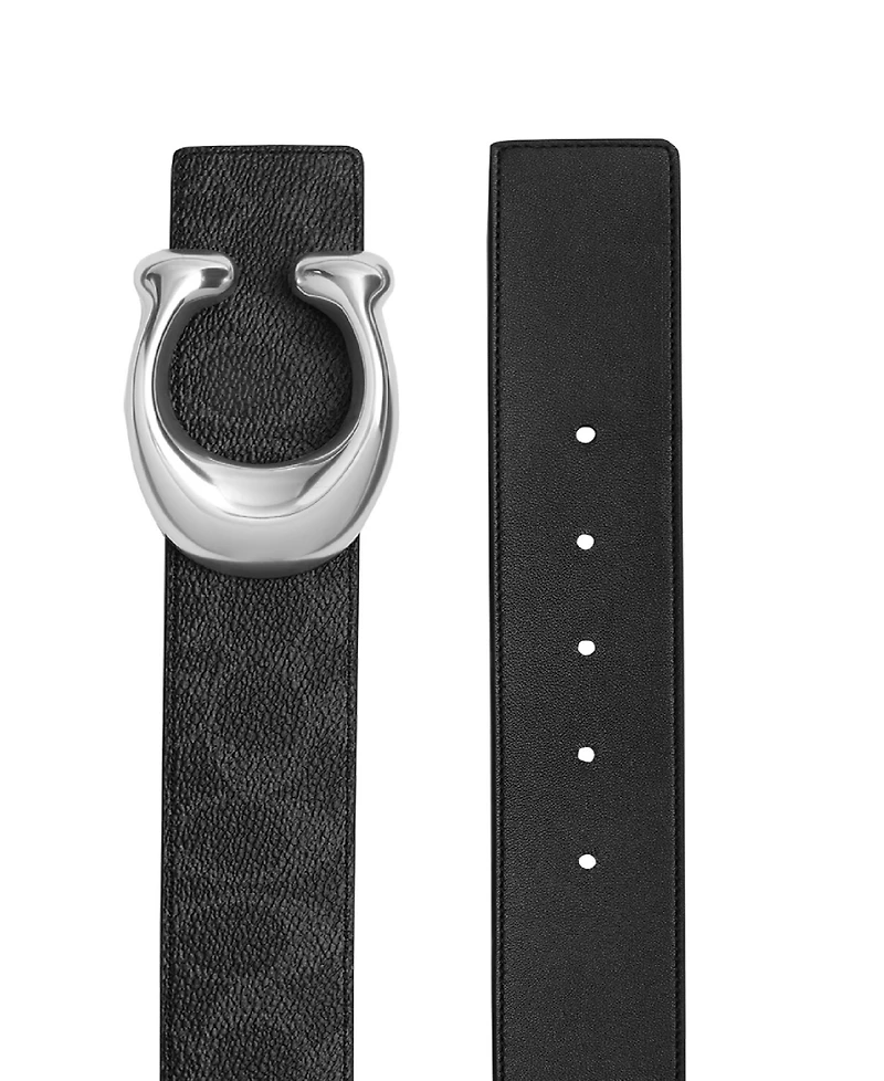 Coach Men's C Buckle Reversible Belt