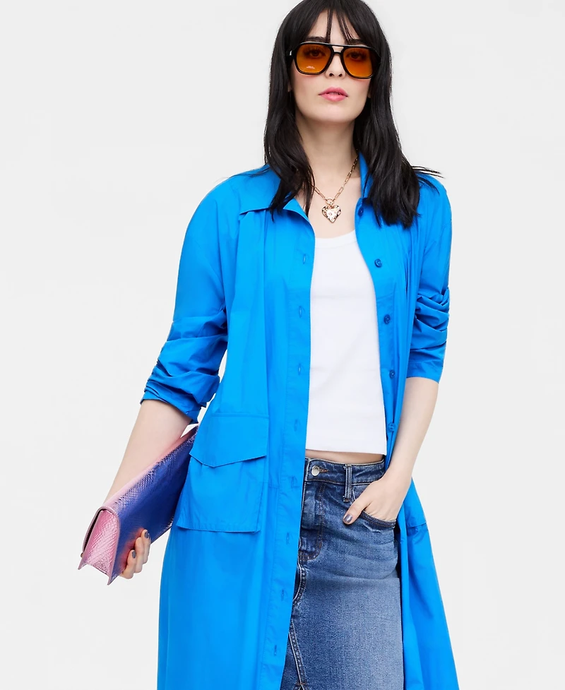Women's Maxi Duster Jacket, Macy's Exclusive- Molly Rogers Capsule Collection