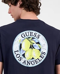 Guess Men's Lemon Circle Graphic T-Shirt