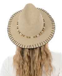 Marcus Adler Whipstitch Straw Panama Hat