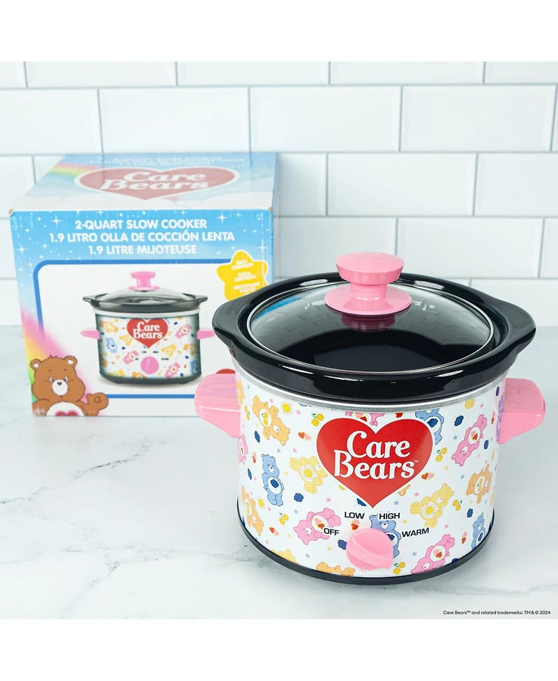 Uncanny Brands Care Bears 2qt Slow Cooker - Cook With Your Favorite Care Bear Characters