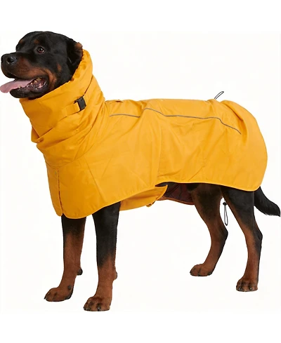 Aronkl Dog Raincoat - Waterproof, Windproof, Reflective, Breathable, Coverage