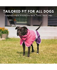 Aronkl Dog Raincoat - Waterproof, Windproof, Reflective, Breathable, Coverage