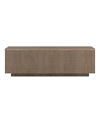 Hudson & Canal Reyes 48" Wide Rectangular Fluted Coffee Table
