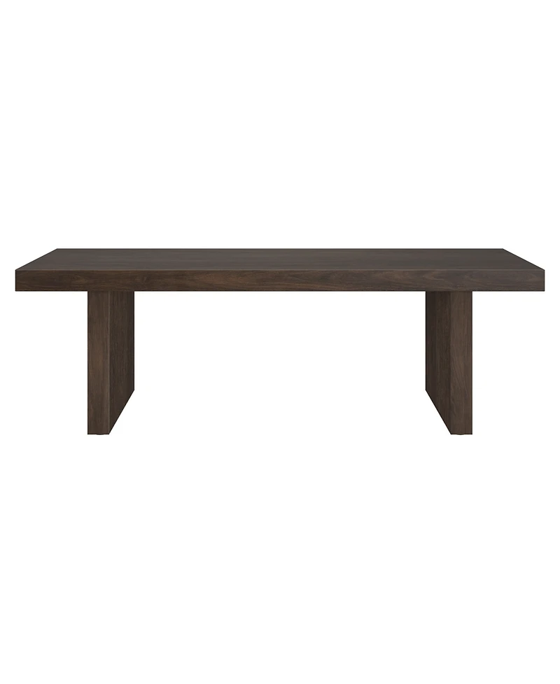 Hudson & Canal Soren 48" Wide Rectangular Fluted Coffee Table