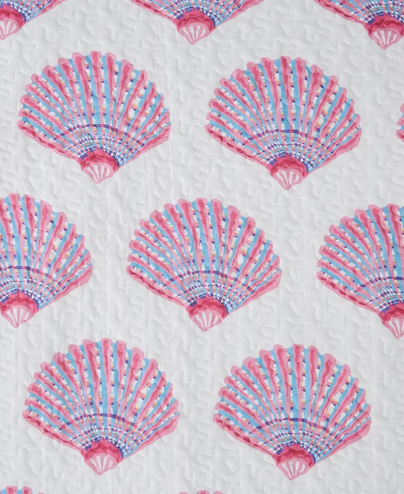 Avanti Scallop Shell Reversible -Pc. Quilt Set
