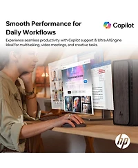 Hp OmniDesk Tower Desktop Amd Ryzen 7 32GB Ram Amd Radeon Graphics 1TB Ssd Storage Windows 11 Home