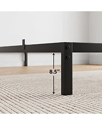 gaomon 10 Inch Queen Metal Platform Bed Frame Low-Profile 800 Lbs Capacity No Box Spring Easy Assembly Noiseless