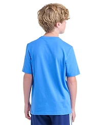 adidas Boys' 8-20 Short-Sleeve Two Color Logo T-Shirt