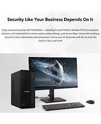 Lenovo ThinkCentre M70s Gen 6 Business Desktop, Intel Core Ultra 5 225, 64GB DDR5, 2TB Ssd, Wi-Fi 6, Wired Kb & Mouse, Windows 11 Pro