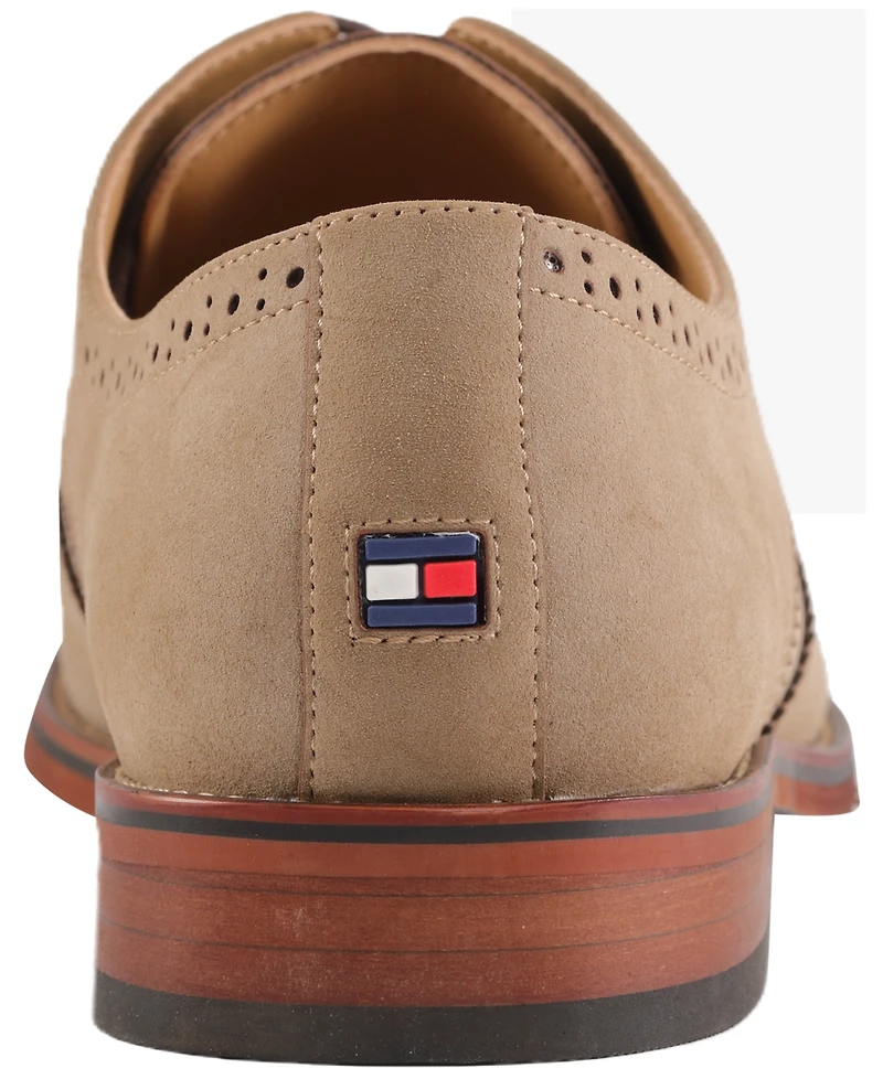Tommy Hilfiger Men's Buford Lace Up Wingtip Oxford