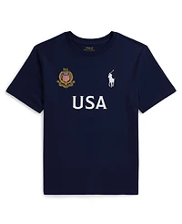 Polo Ralph Lauren Boys' 8-20 Usa Cotton Jersey T-Shirt