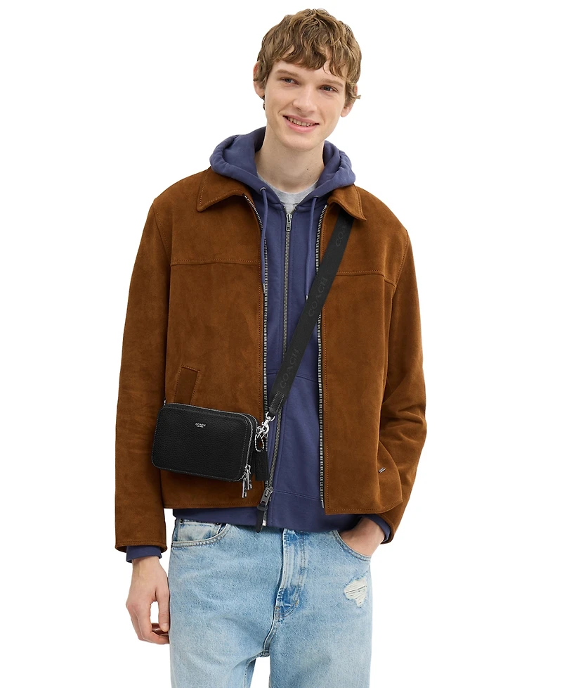 Coach Men's Detachable-Strap Clinton Crossbody Bag