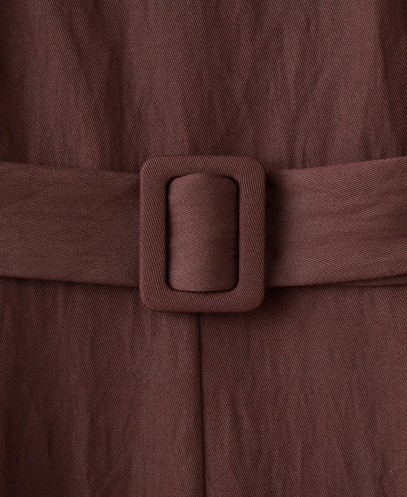 Mango Women's Lyocell Belt Jumpsuit