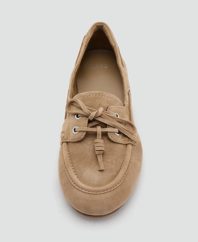 Mango Women's Laces Deck Shoes