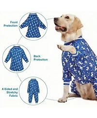 Aronkl Large Dog Comfortable Pajamas for Recovery and Sleep