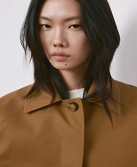 Mango Women's Oversized Short Trench Coat