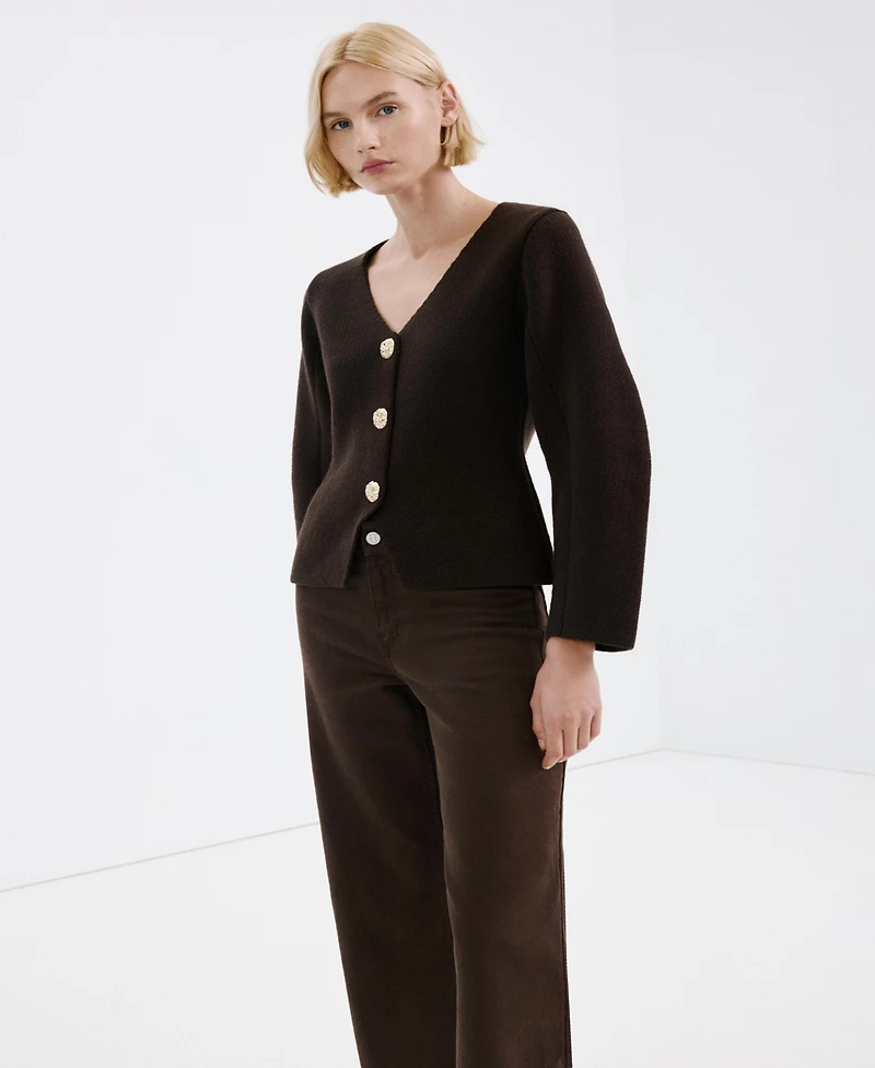 Mango Women's Catherin Culotte High-Rise Jeans