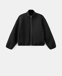 Mango Women's Oversized Bomber Jacket