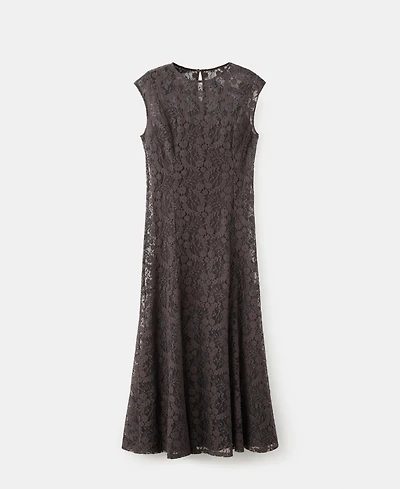 Mango Women's Combined Lace Dress