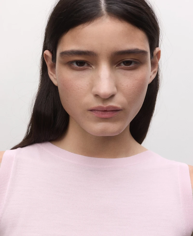 Mango Women's Fitted Wool Top