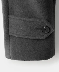 Mango Women's Belt Woolen Coat