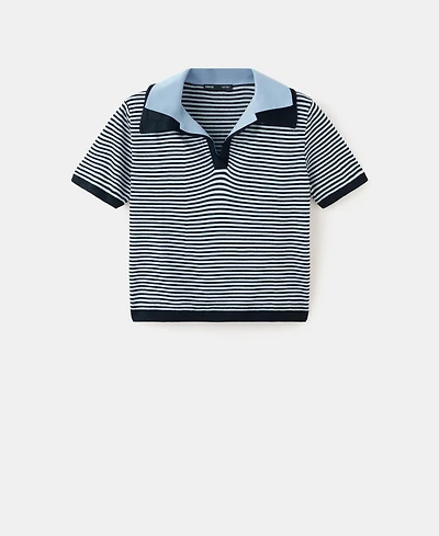 Mango Women's Combined Collar Knit Sweater