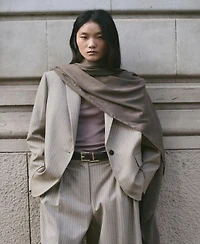 Mango Women's Wool-Blend Suit Blazer