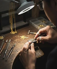 Inez Initial Bracelet/Anklet - 18K Gold Plated Sterling Silver