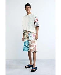 Desigual Men's Patchwork T-shirt