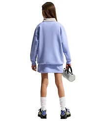Nike Big Girls 7-16 Sportswear Club Fleece Oversized-Fit Sweatshirt