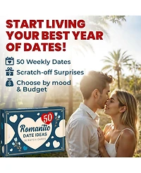 Quokka 50 Date Night Ideas – 50 Scratch-Off Romantic Couple Gifts – Unique Couples Game