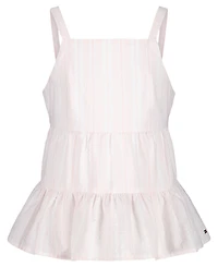Tommy Hilfiger Girls' 7-16 Tiered Strappy Square Neck Top